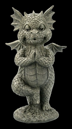 Small garden statue - garden,