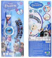 FROZEN Anna, Elsa, Olaf, Sven and Kristoff Projector Watch 24 Images