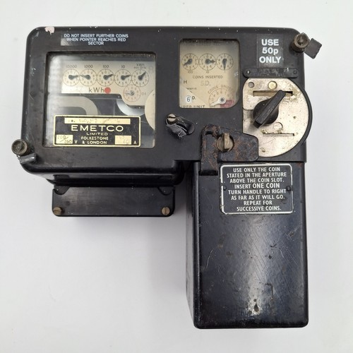 Emetco coin meter 50p - emetco, electric