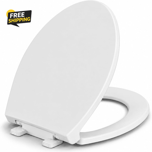 Elongated toilet seat slow - seat,