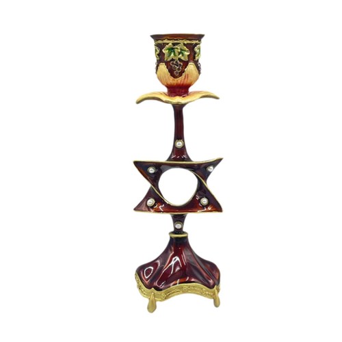 Metal candle holder decorative - candle,