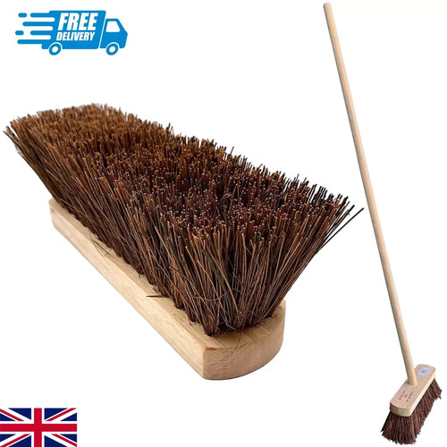 Outdoor broom with - broom, handle