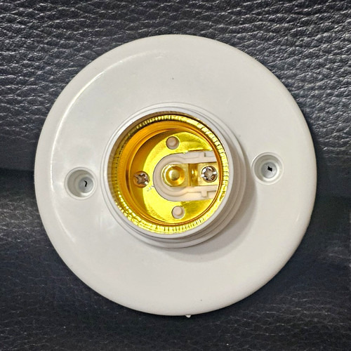 E27 white plastic bulb - white,