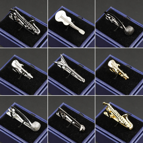Tie clip musical instrument - musical,