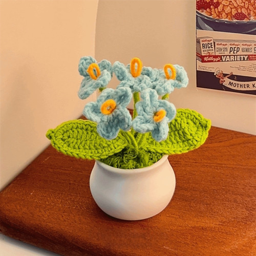 Potted plant crochet - plant, flower
