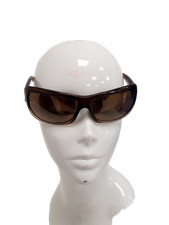 MAUI JIM Ladies One Size Dark Brown Blend Squared Lensed Sunglasses Pre - Loved