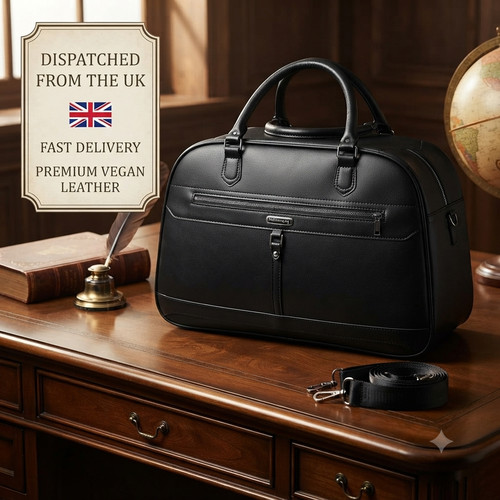 New vegan leather travel - new,