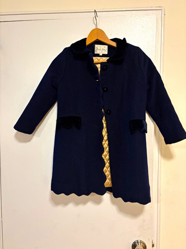 Rachel riley girls navy blue - 6,