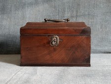 Antique Mahogany Tea Caddy /