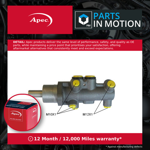Brake master cylinder - master, fits