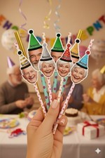 Personalised Straws with Photo