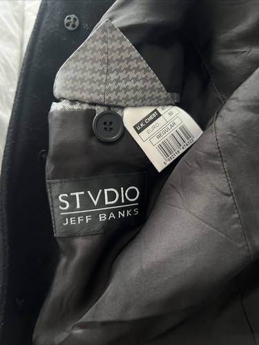 Jeff banks overcoat 40 - overcoat,