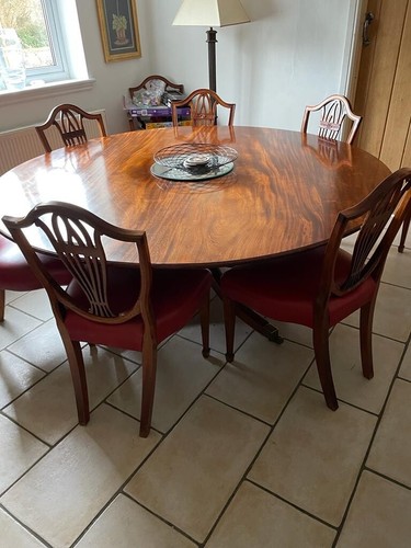 Dining table with chairs and - table,