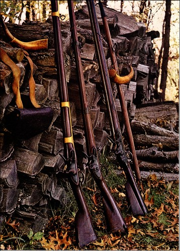1971 vintage print flintlock - vintage,