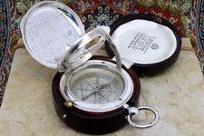 Silver Compass/Sundial by App