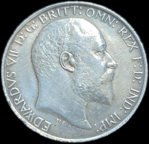 Edward vii 1904 silver florin - vii,