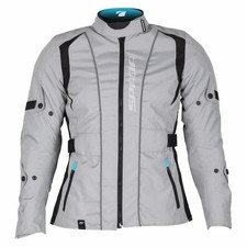 Ladies Spada Waterproof Jacket Lula Silver Grey UK10 Womens Commuting Motorbike
