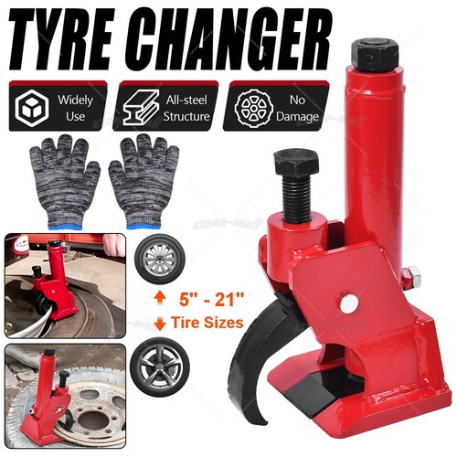 Red tire changer tyre bead - tyre,