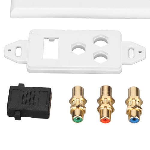 Combo port plate 3rca - port,