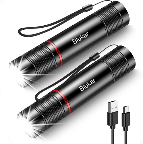 Led torch rechargeable 2 - led, [2