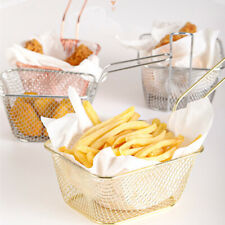 4PCS Snacks Chip Food Serving Baskets French Fries Crisps Dish Party Restaurant