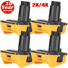 2X For Dewalt Battery Adapter