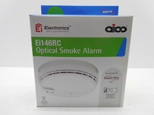 AICO Ei146E MAINS OPTICAL SMOKE ALARM DETECTOR BATTERY BACK UP C/W BASE