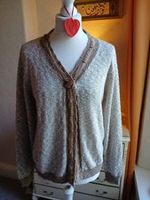 Elizabeth Scott Cotton Blend Cardigan Size  L  NWT