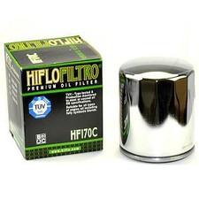 Harley Davidson XR1200X Sportster HF170C Chrome Hiflofiltro Oil Filter