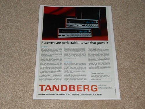 Tandberg 1055 tr - tandberg, tr-1020a