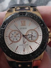 Guess Sparkly Black And Gold