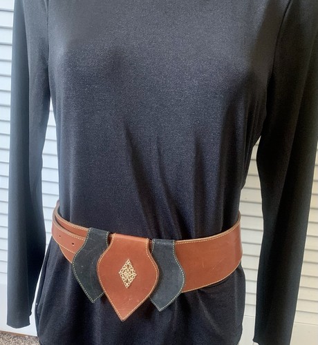 Vintage rauguoli wide leather - vintage,