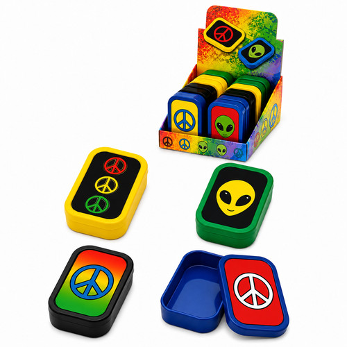 Small plastic tobacco - tobacco, tin