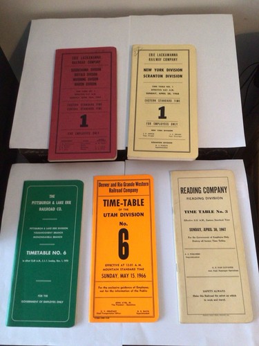 Usa railway timetables - 5,