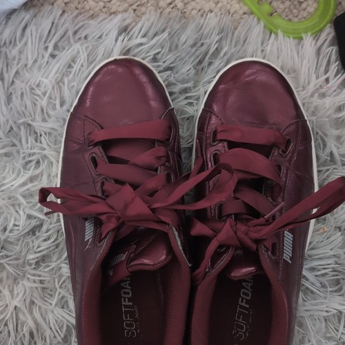 Puma womens burgundy low top - puma,
