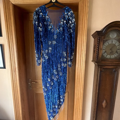 Vintage american ball gown s10 - gown,