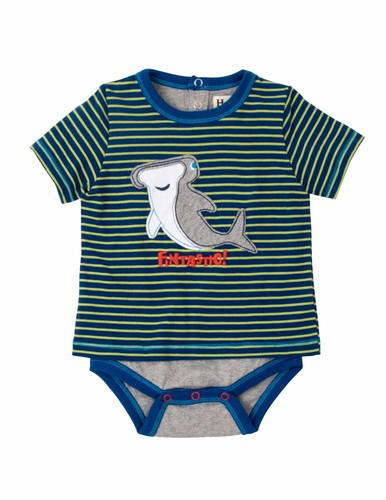 Hatley romper babygrow shark - romper/babygrow,