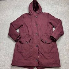 Barbour Jacket Womens X Large Red Tellin Waterproof Hunting Country Lined Lady*