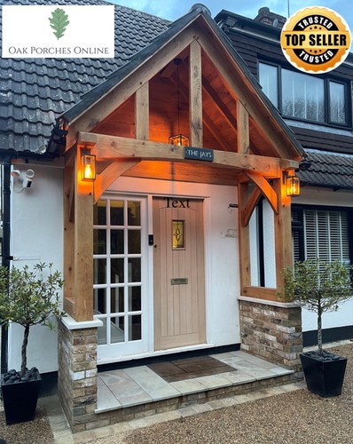 Oak porch handcrafted - oak,