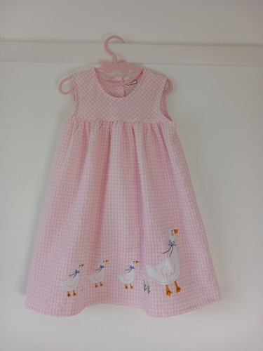 Girls summer dress - girls, pink