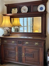 Antique Edwardian Mirrored