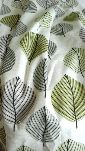 Dunelm green grey leaf - dunelm, 'leaf'