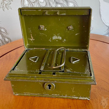 Vintage Metal Cash Box