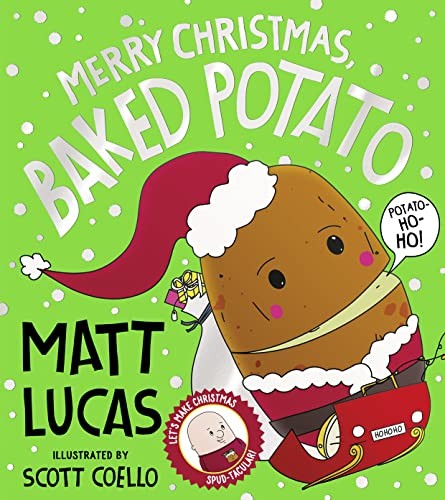 Merry christmas baked potato - merry,