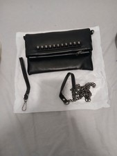 ​NEW Black Studded Foldover