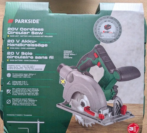 Parkside 20v cordless circular - parkside,