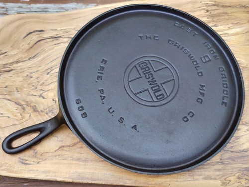 Griswold cast iron griddle - griswold,