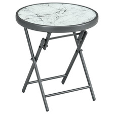 Round Folding Side Table