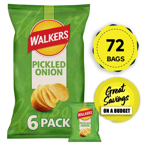 Walkers crisps pickled - crisps, onion