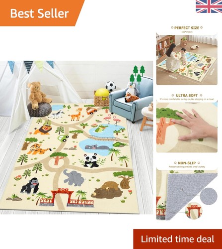 Soft cartoon animals playmat - cartoon,
